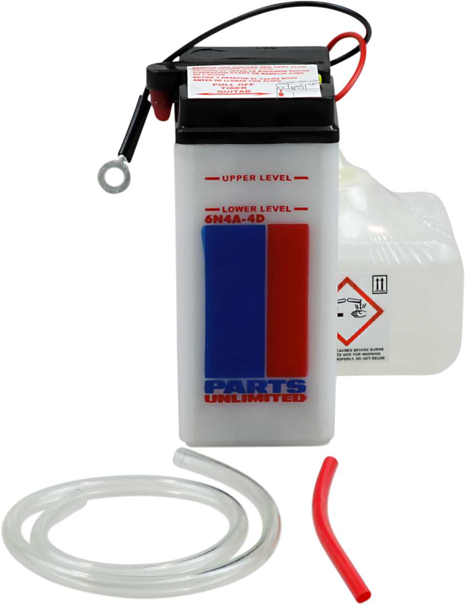 Parts Unlimited Battery 6N4A-4D