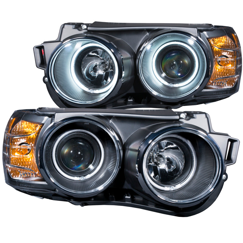 ANZO 2012-2015 Chevrolet Sonic Projector Headlights w/ Halo Black (CCFL) 121488