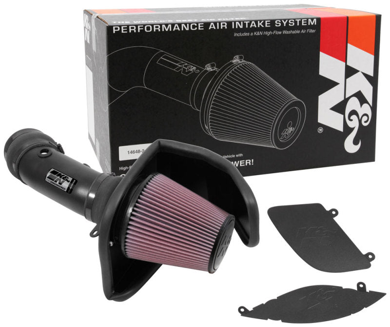 K&N 2017 Dodge Challenger Hellcat SC V8-6.2L F/l Typhoon Air Intake 69-2553TTK