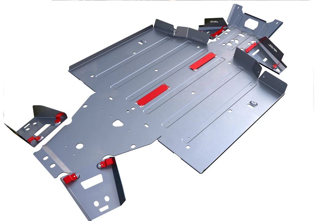 RIVAL POWERSPORTS USA Central Skid Plate Alloy 2444.7430.1