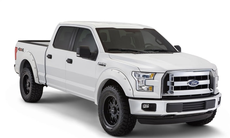 Bushwacker 18-19 Ford F-150 Pocket Style Flares 4 pc - Oxford White 20945-12