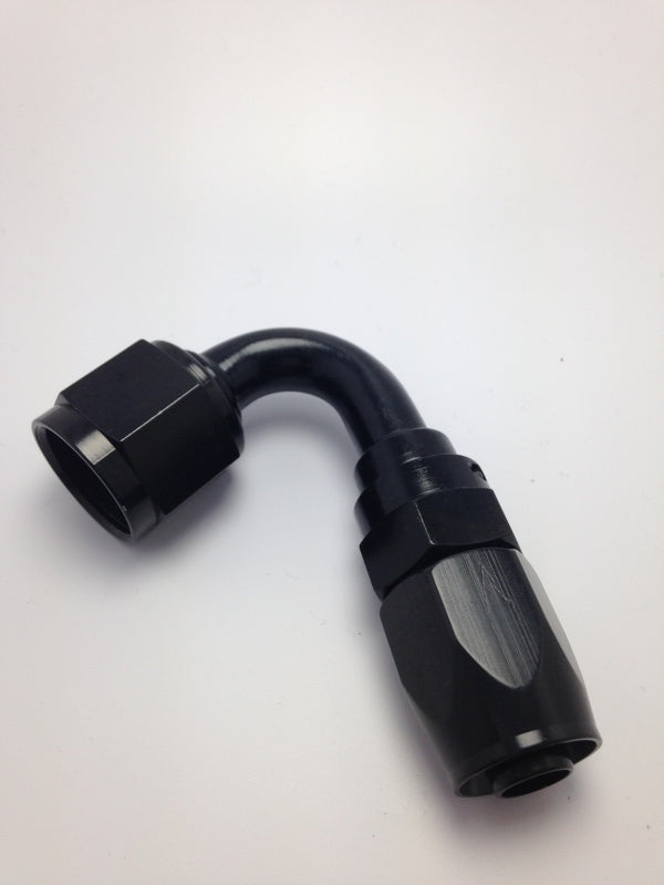 Fragola -6AN x 120 Degree Pro-Flow Hose End - Black 231206-BL