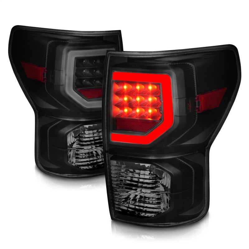 Anzo 07-11 Toyota Tundra Full LED Tailights Black Housing Smoke Lens G2 (w/C Light Bars) 311387