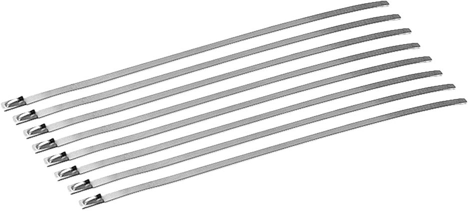 DEI Locking Ties Stainless Steel 8" 8/Pk 10201