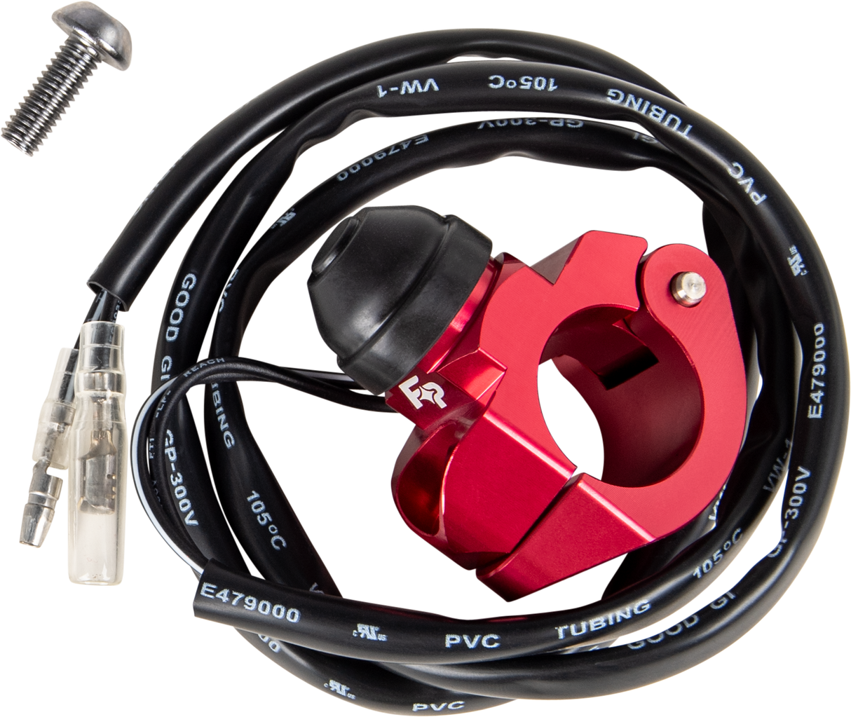 FIRE POWER Kill Switch Single Bolt Clamp Red KS-02 RED