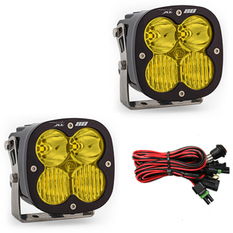 Baja Designs XL80 Series Driving Combo Pattern Pair LED Light Pods - Amber 677813