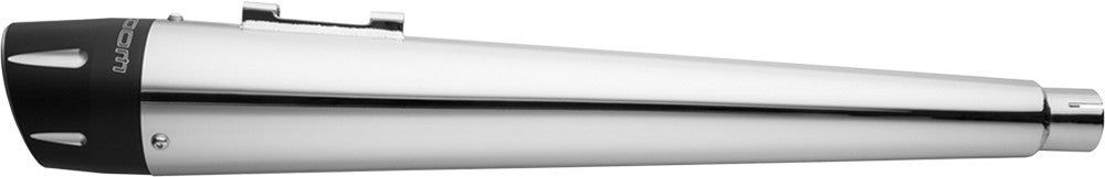 FREEDOM Combat Slip-Ons 4.5" Chrome W/Black Tip Indian IN00052