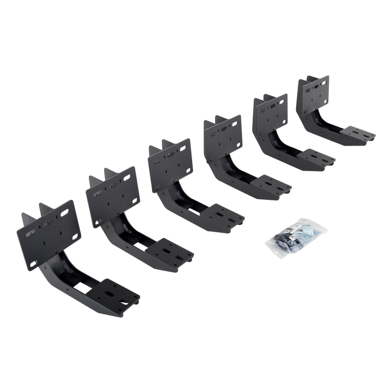 Go Rhino 19-22 Ram 1500 Crew Cab 4DR Mounting Brackets (V-Series V3/RB10 Slim/RB20 Slim) - Tex. Blk 6943066