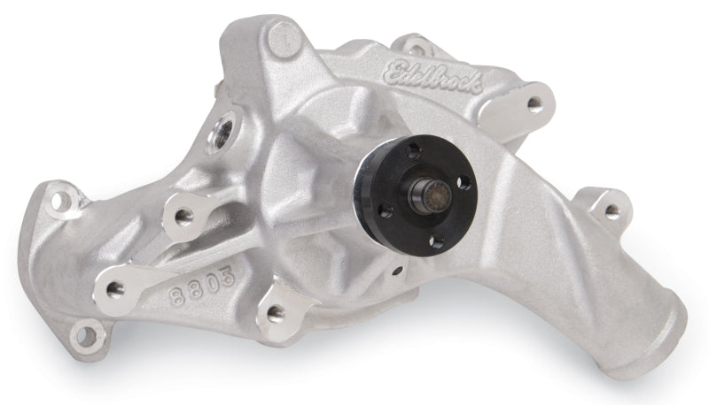 Edelbrock Water Pump High Performance Ford 1965-76 FE V8 Engines Standard Length Satin Finish 8805
