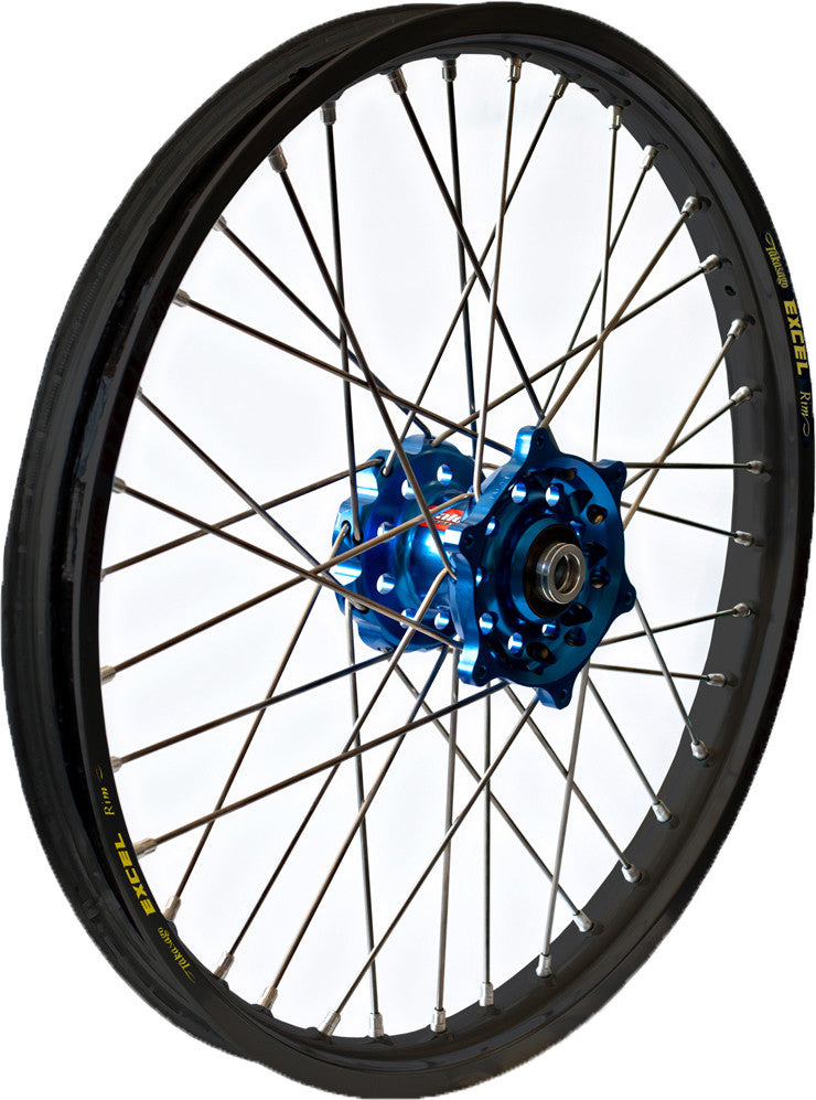 DUBYA Front Wheel 1.60 X 21 Blue Hub Black Rim 56-3104DB