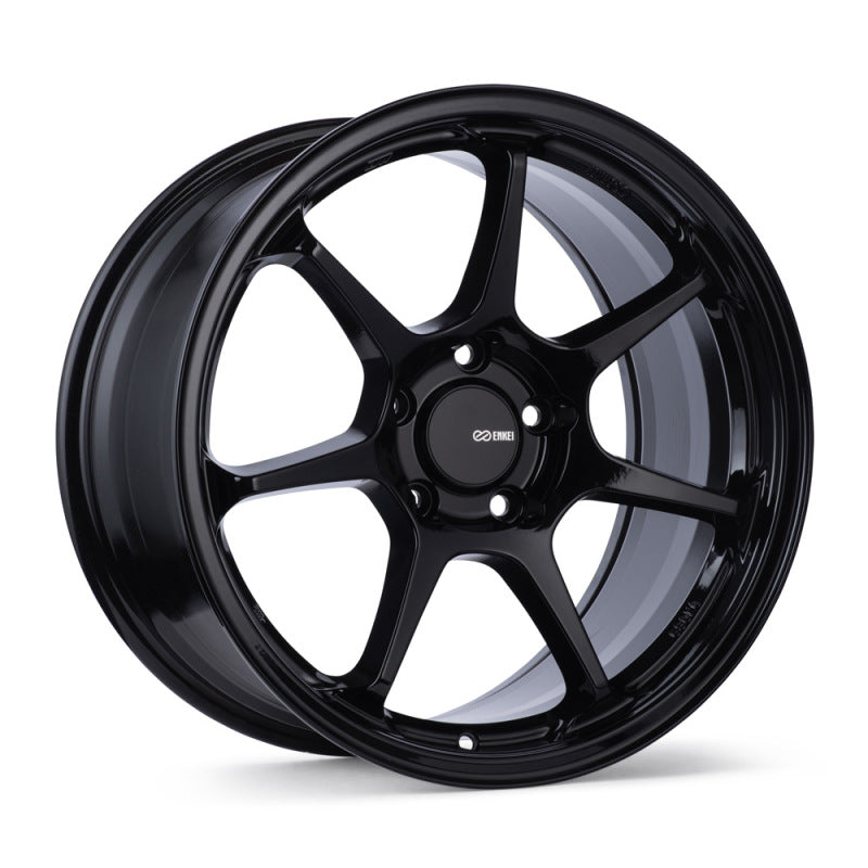 Enkei TS-7 18x9.5 5x114.3 38mm Offset 72.6mm Bore Gloss Black Wheel 535-895-6538BK