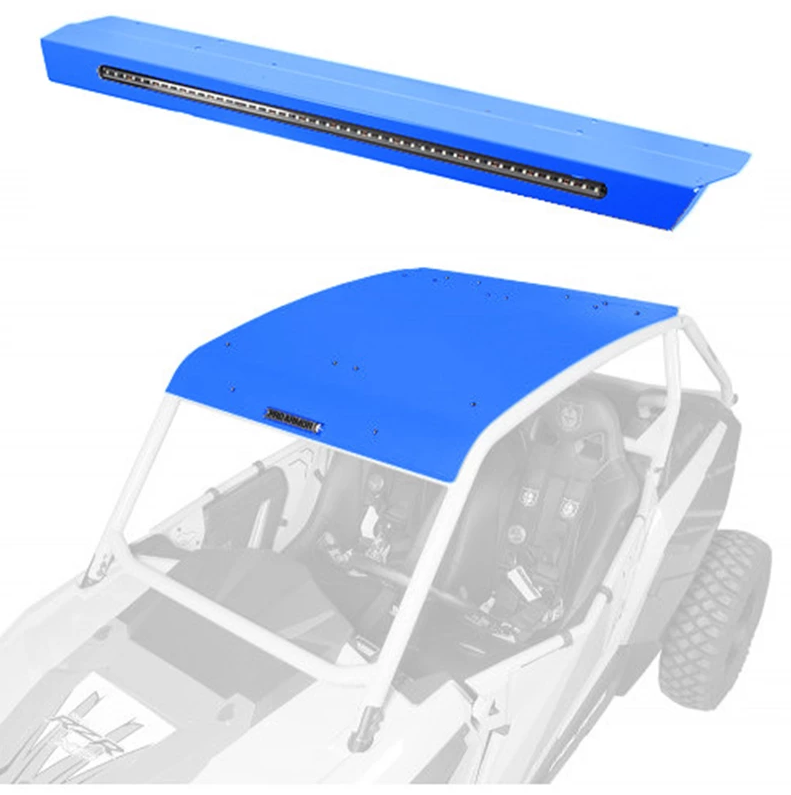 PRO ARMOR Asylum Roof W/ Light Bar Voodoo Blue P141R123VB