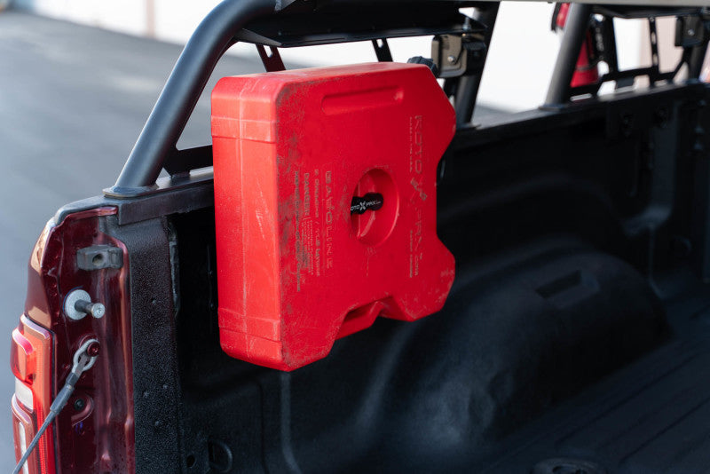 DV8 Offroad 07-23 Toyota Tundra / 09-23 Ford F150 Raptor MTO Series Bed Rack - 2pc Adj. RRUN-03