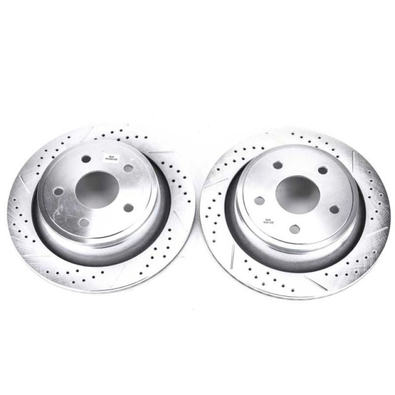 Power Stop 07-09 Chrysler Aspen Rear Evolution Drilled & Slotted Rotors - Pair AR8752XPR