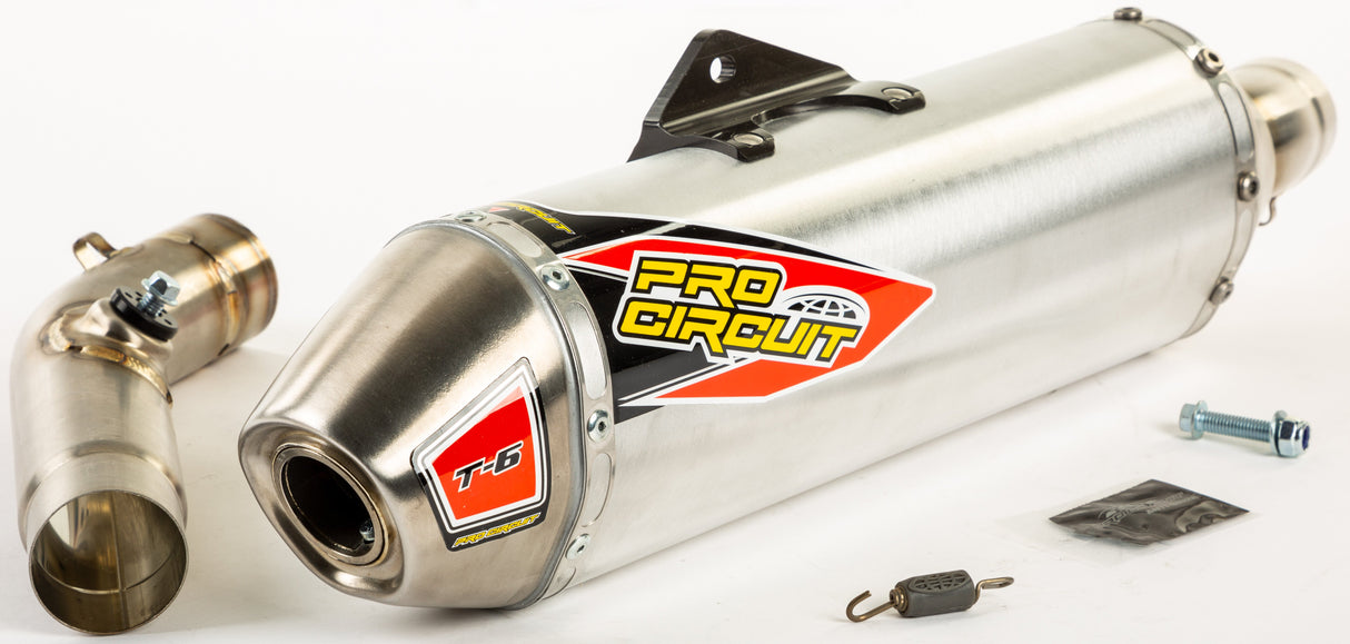 PRO CIRCUIT T-6 Slip-On Exhaust Kx450f '09-15 0121445A