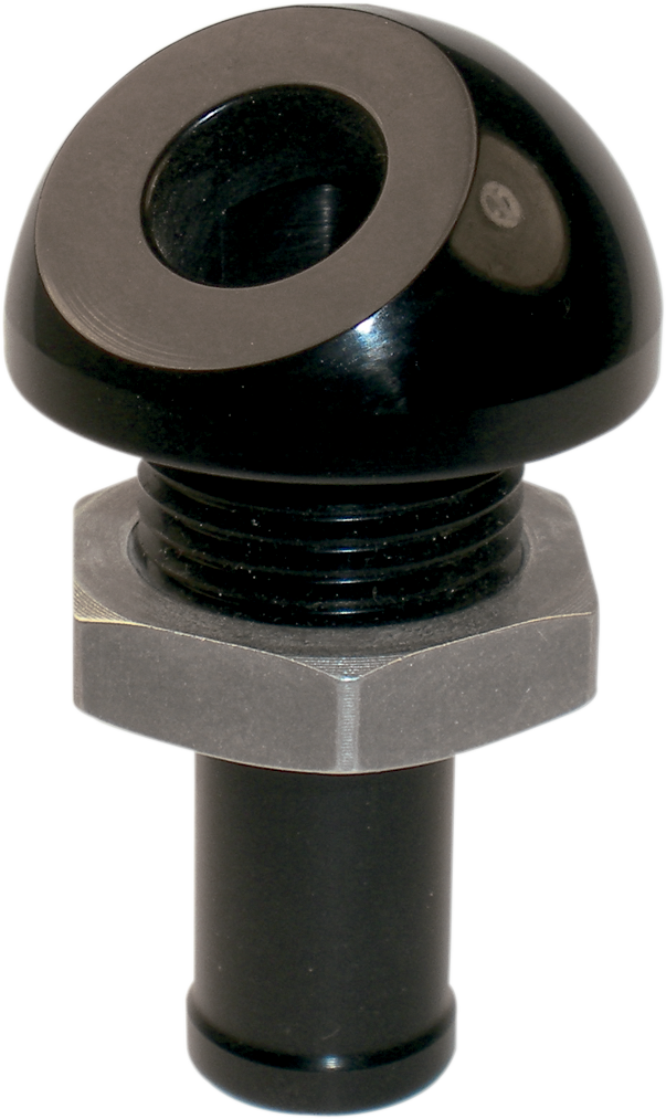 JETINETICS Fitting Bypass - 1/2" - 45 Degree - Black 5088
