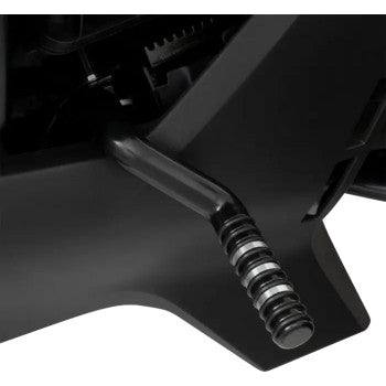 SHOW CHROME Adjustable Highway Peg - Satin Black with Contrast Cut - Can-Am 41-422