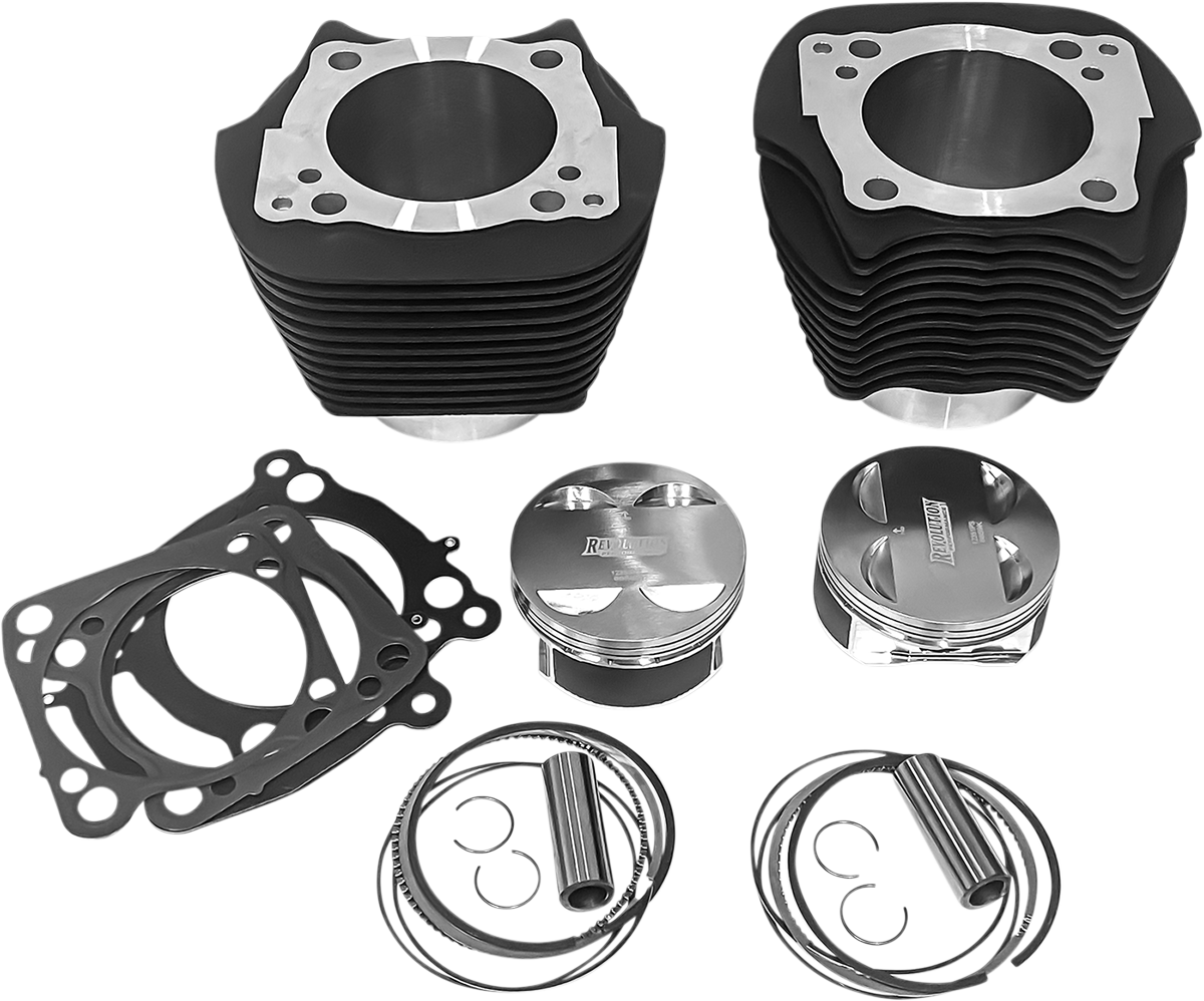REVOLUTION PERFORMANCE, LLC Cylinder Kit - 128" - Black - M8 RP201-608W
