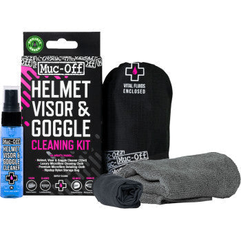 IN STOCK MUC-OFF USA Visor, Lens & Goggle Cleaning Kit 20802