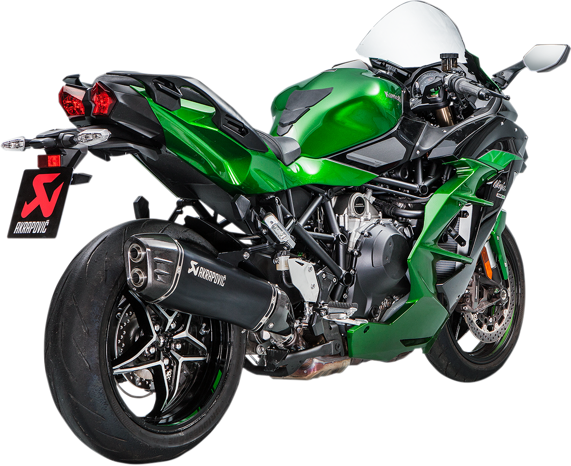 Silenciador AKRAPOVIC de titanio negro - Ninja H2 SX 2018-2019 S-K10SO21HRAABL 1811-3517