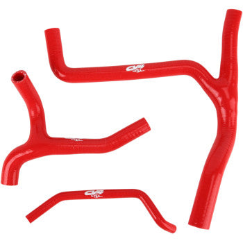 CV4 Radiator Hose Kit - Red KX450F 2009-2015 SFSMBC140R