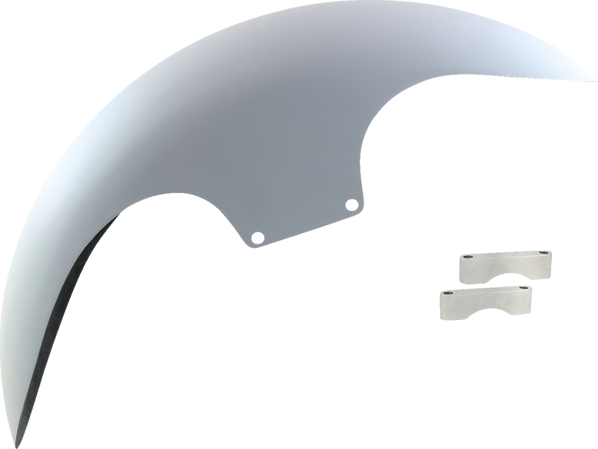 PAUL YAFFE BAGGER NATION Cafe Front Fender - 19" - Satin Spacers PYO:CAFE-19-13E-S-C