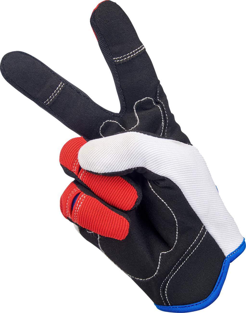 Guantes de moto BILTWELL - Rojo/Blanco/Azul - Pequeño 1501-1208-002