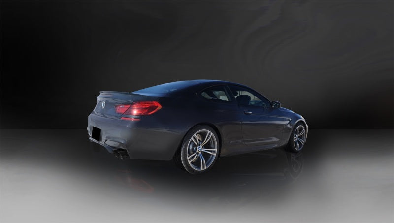 Corsa 12-15 BMW M6 F12 / F13 / F06 Black Sport Axle-Back Exhaust 14929BLK