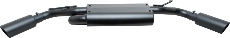 Gibson 10-11 Jeep Wrangler JK Sport 3.8L 2.5in Cat-Back Dual Extreme Exhaust - Black Elite (Ceramic) 17306-B
