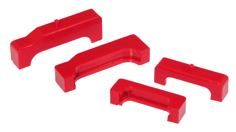 Prothane 88-98 Chevy Truck Small Block Radiator Insolators - Red 7-1713