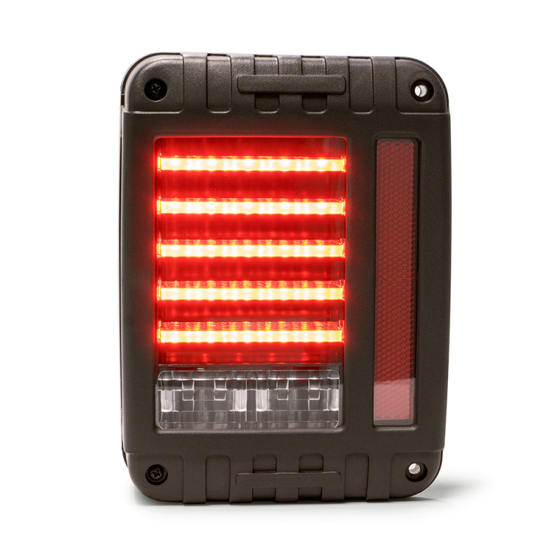 DV8 Offroad 07-18 Jeep Wrangler JK Horizontal LED Tail Light TLJK-01