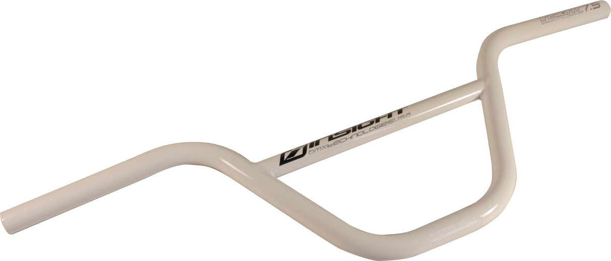 INSIGHT Pro 7.5" Cro-Mo Handlebar White INHB750WHBK
