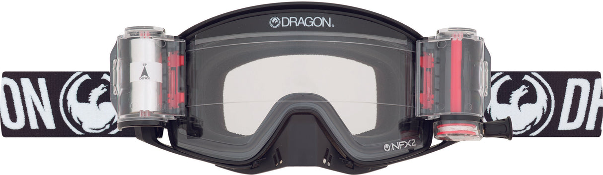DRAGON Nfx2 Goggle Coal Rrs W/Dragon Strap And Injected Clear Lens 29861603001W