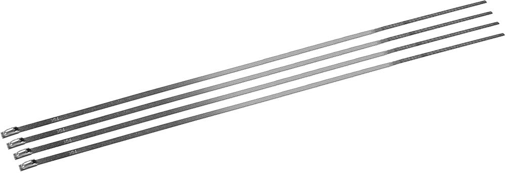 DEI Locking Ties Stainless Steel 14" 4/Pk 10202