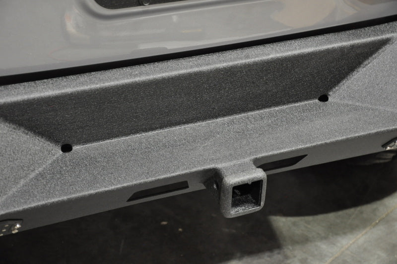 DV8 Offroad 07-18 Jeep Wrangler JK Full Length Rear Bumper w/ Lights RBSTTB-10