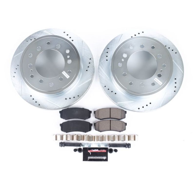 Power Stop 03-09 Lexus GX470 Rear Z23 Evolution Sport Brake Kit K2405