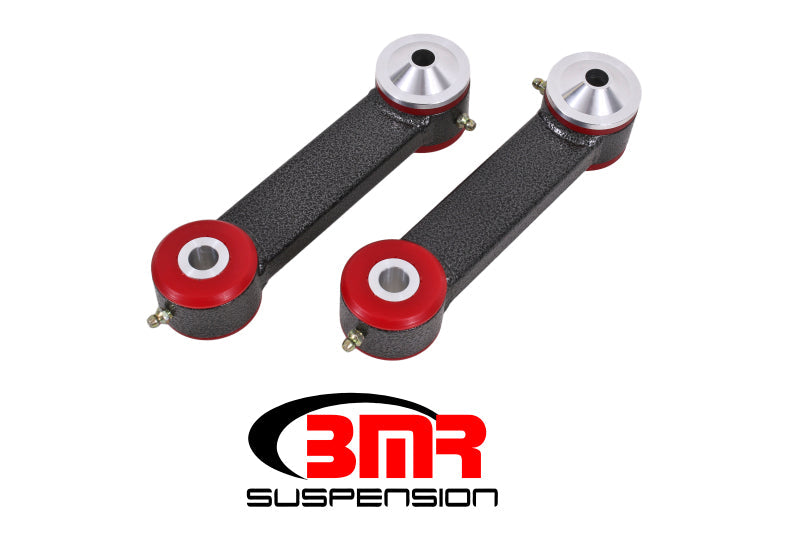 BMR 15-17 S550 Mustang Rear Lower Control Arms Vertical Link (Polyurethane) - Black Hammertone TCA048H
