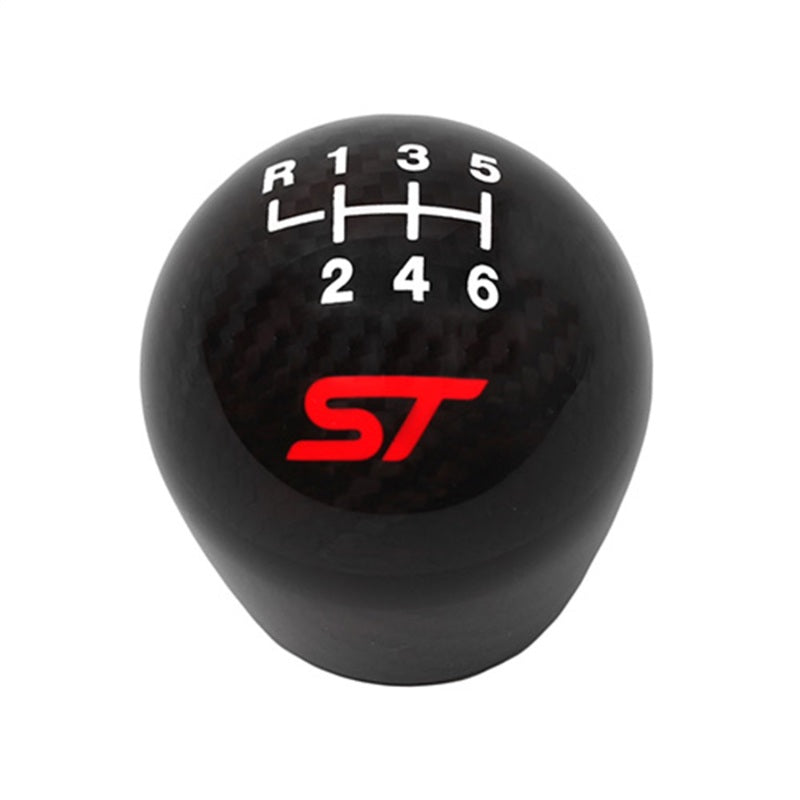 Ford Racing Focus ST Black Carbon Fiber Shift Knob 6 Speed M-7213-FSTCF