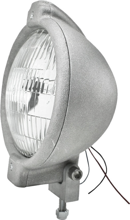 TC BROS Streamliner Cast Headlight Raw 5.75" 107-0087