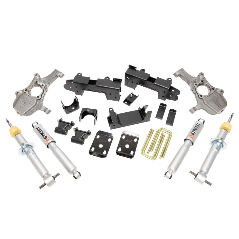 Belltech LOWERING KIT 2019 Chevrolet Silverado / GMC Sierra 1500 2WD All Cab - 2-4in Fr / 6in R 1040SP