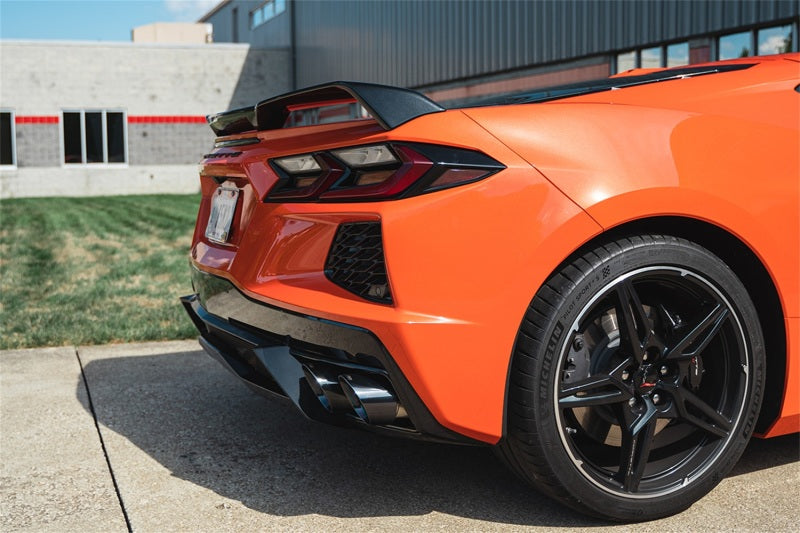 Corsa 2020 Corvette C8 3in Xtreme Cat-Back Exhaust 4.5in Black Quad Tips - Deletes stock AFM Valve 21104BLK