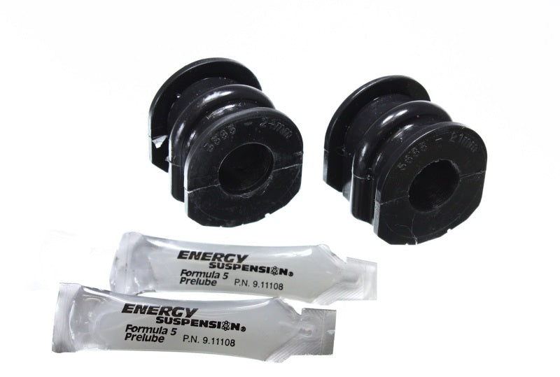 Energy Suspension 03-07 Infiniti G-35 Coupe RWD / 02-09 350Z Black 21mm Rear Sway Bar Frame Bushings 7.5127G