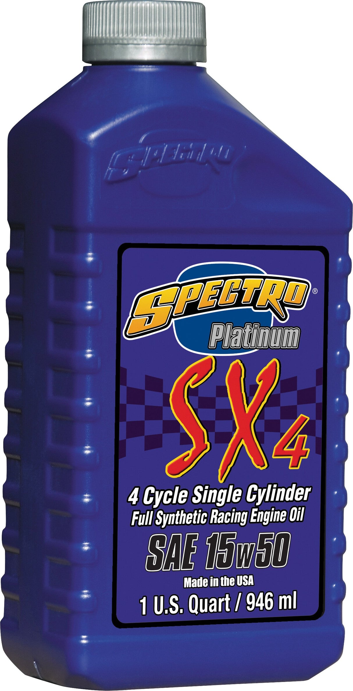 SPECTRO Platinum Sx4 4t 15w50 1 Qt 310329