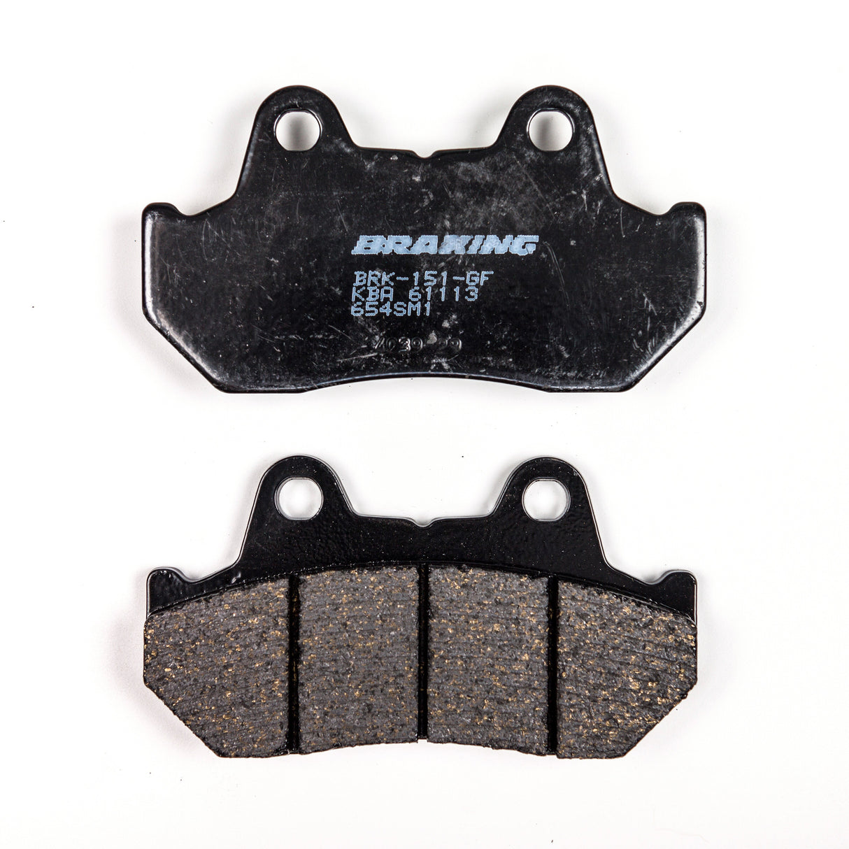BRAKING Brake Pad Set Semi-Metallic 654SM1