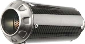HOTBODIES Mgp Exhaust Slip-On Carbon Fiber Stainless End Cap 61101-2404