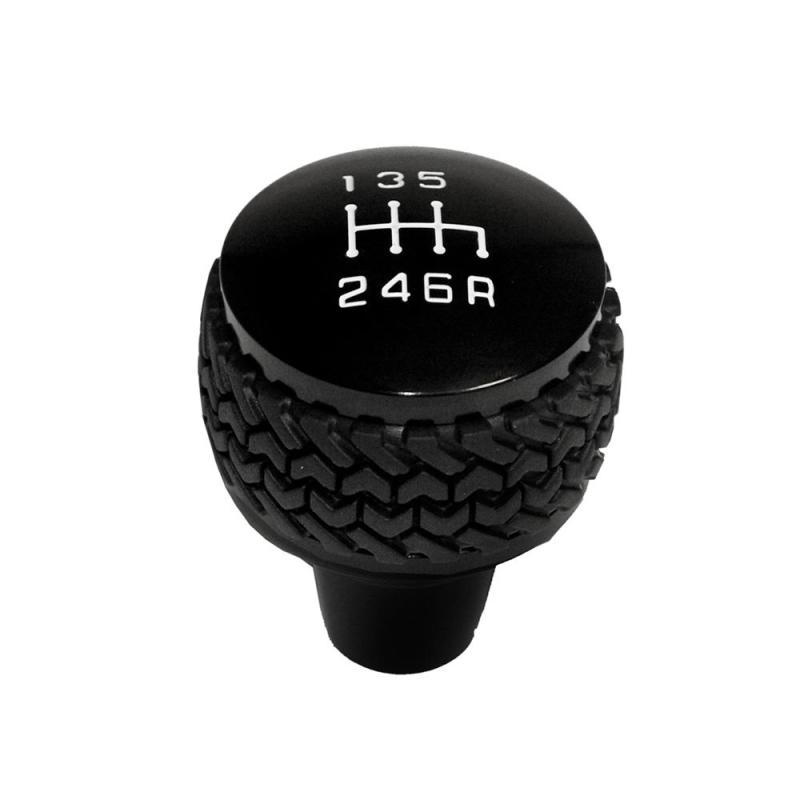 DV8 Offroad 2011-2018 Jeep JK 6-Speed Shift Knob Black D-JP-181112-BK