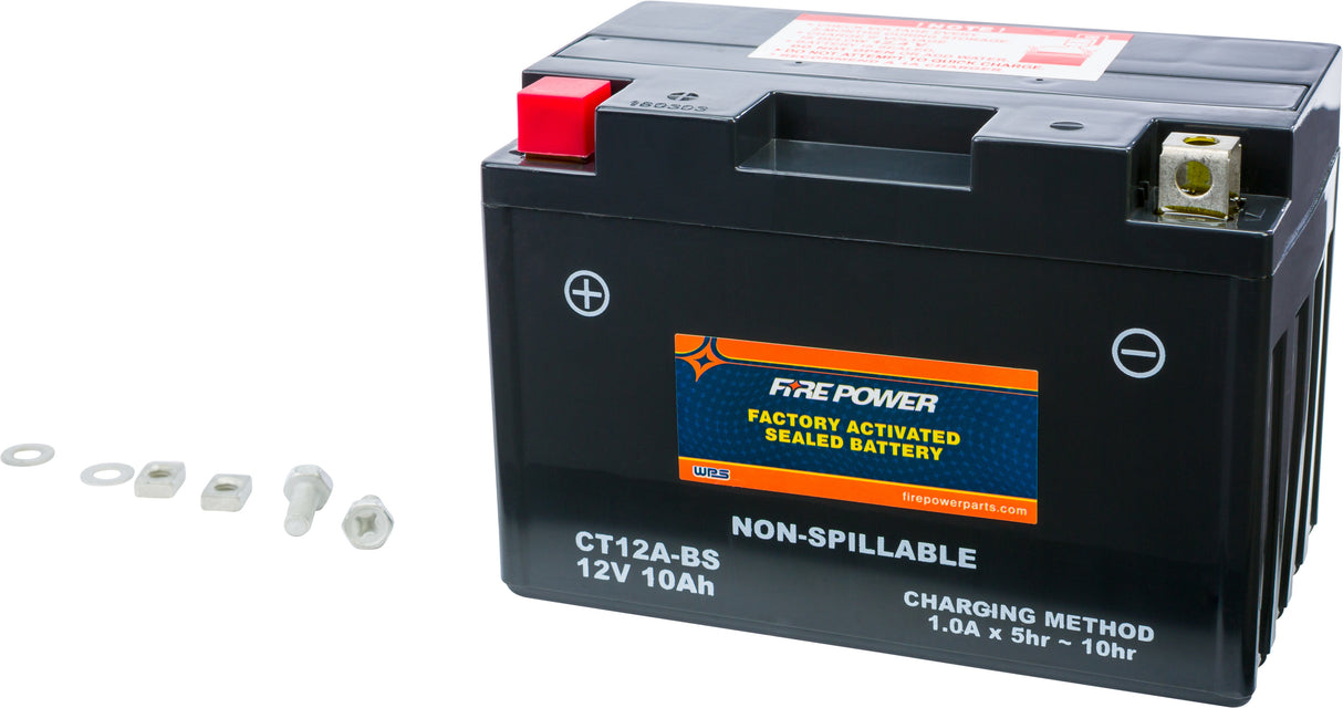 FIRE POWER Battery Ct12a Sealed Factory Activated CT12A-BS