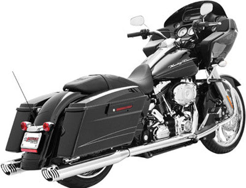 FREEDOM Racing Dual System Chrome W/Chrome Tip Flt HD00234