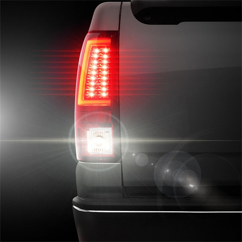 Spyder Chevy Silverado 1500/2500 03-06 Version 2 LED Tail Lights - Red Clear ALT-YD-CS03V2-LED-RC 5081926