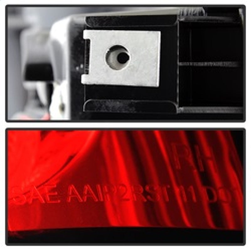 Spyder Chevy Silverado 1500 03-06 (Not Fit Stepside)LED Tail Lights Red Clear ALT-YD-CS03-LED-RC 5001740